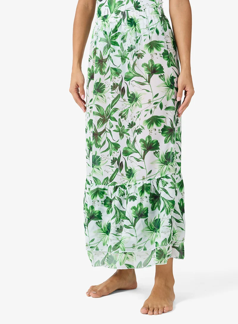 ELLA  Printed Swimsuit & Skirt Set for Women | Best Price UAE